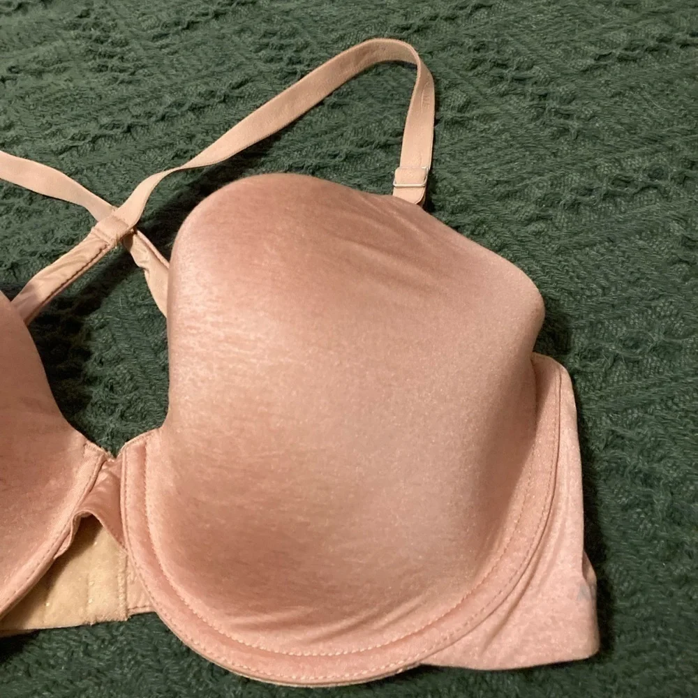 Adore Me Tan Padded Wired Crisscross Bra Size 36DD